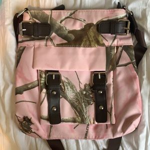 realtree pink camo crossbody bag